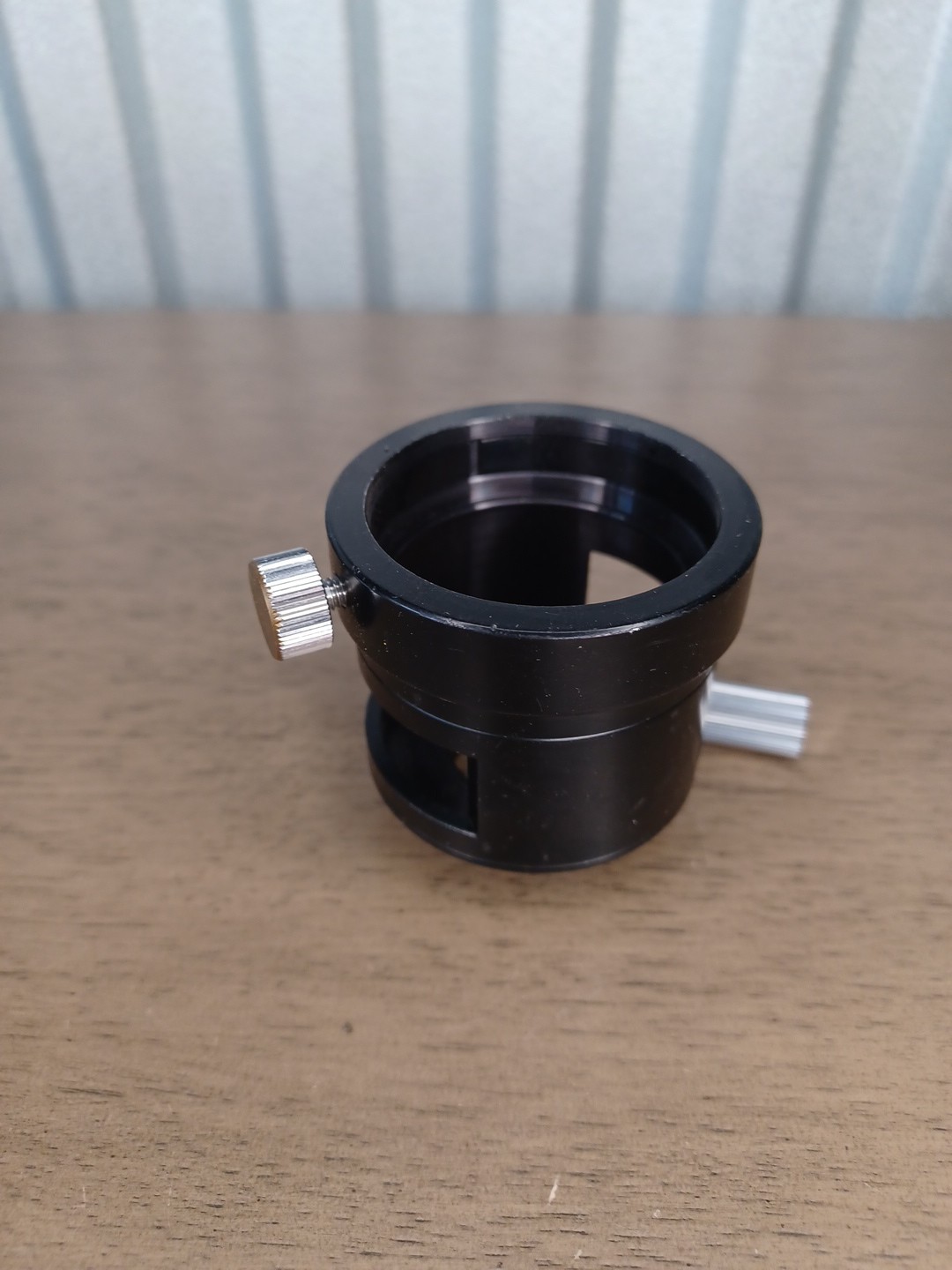 OEM Nikon MICROSCOPE CAMERA LENS ADAPTER Vjntage Black With Leather Case !