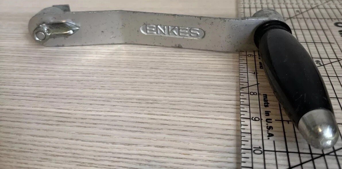 ENKES winch windlass hand crank handle Sailboat Aluminum Boat Yacht Used Vintage