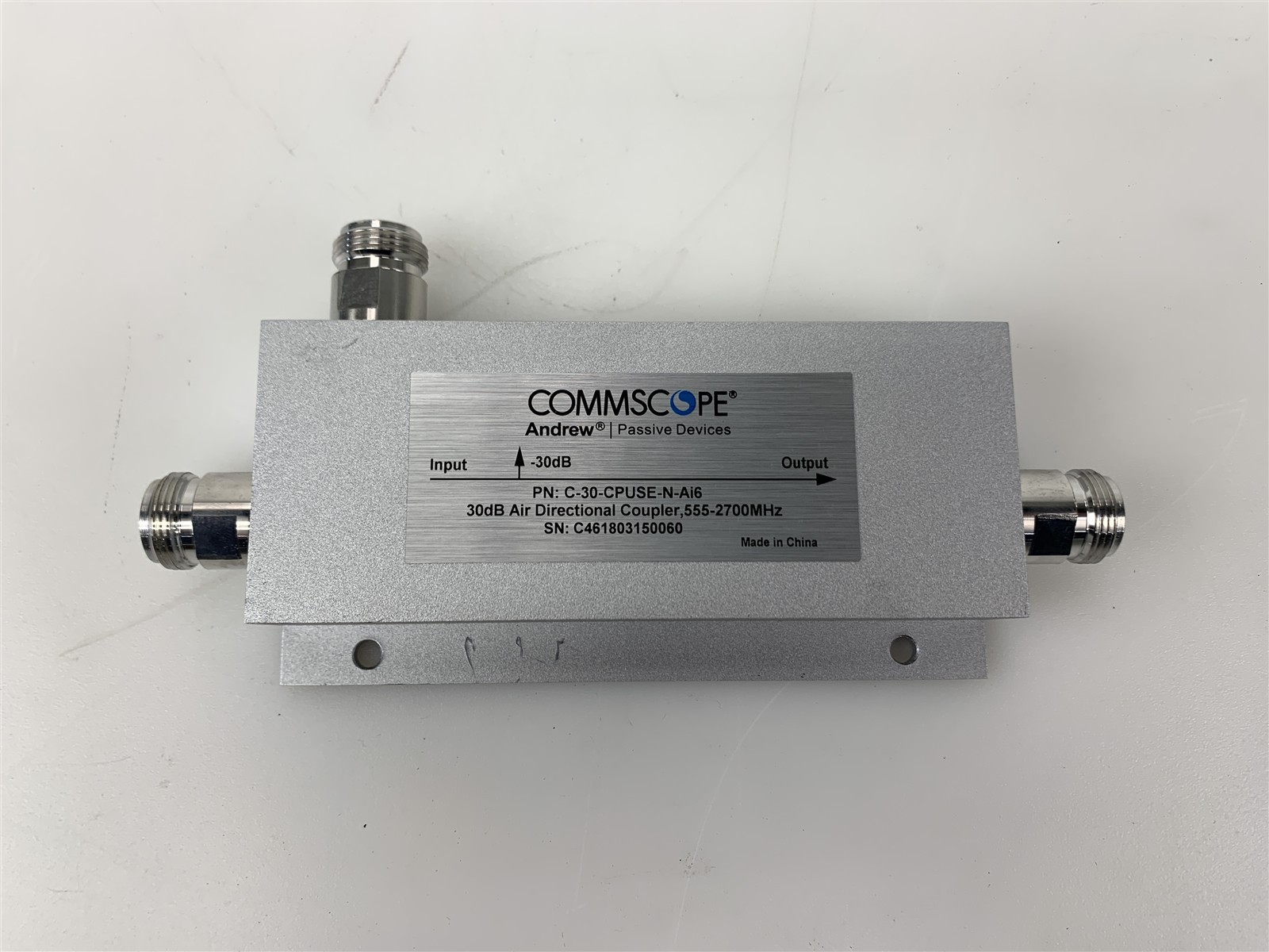 Commscope C-30-CPUSE-N-Ai6 30dB Air Directional Coupler