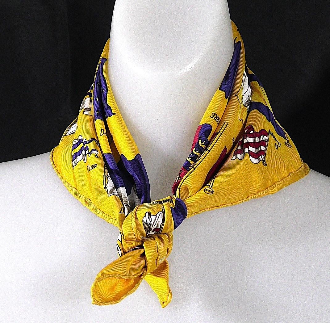 Hermes Scarf Carre 40 Silk 100 D433