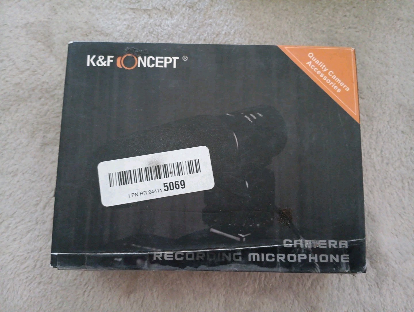 K&F Camera Microphone Mic Concept CM-500 Camera Mount Condenser Small Mono