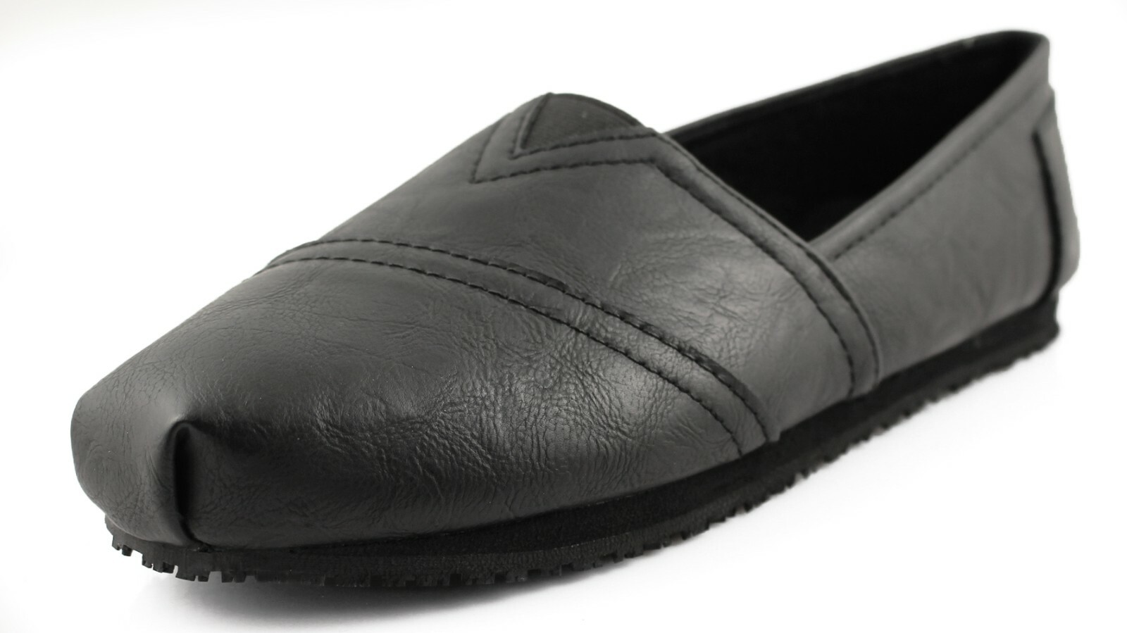 Laforst Womens Food Service Black PU Slip Resistant Shoes