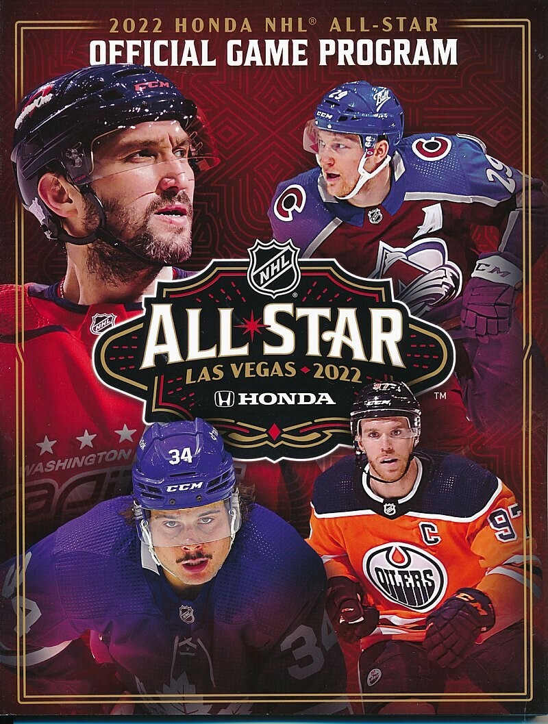 2022 NHL All Star Game Program - Las Vegas, NV - Shipped in a Box