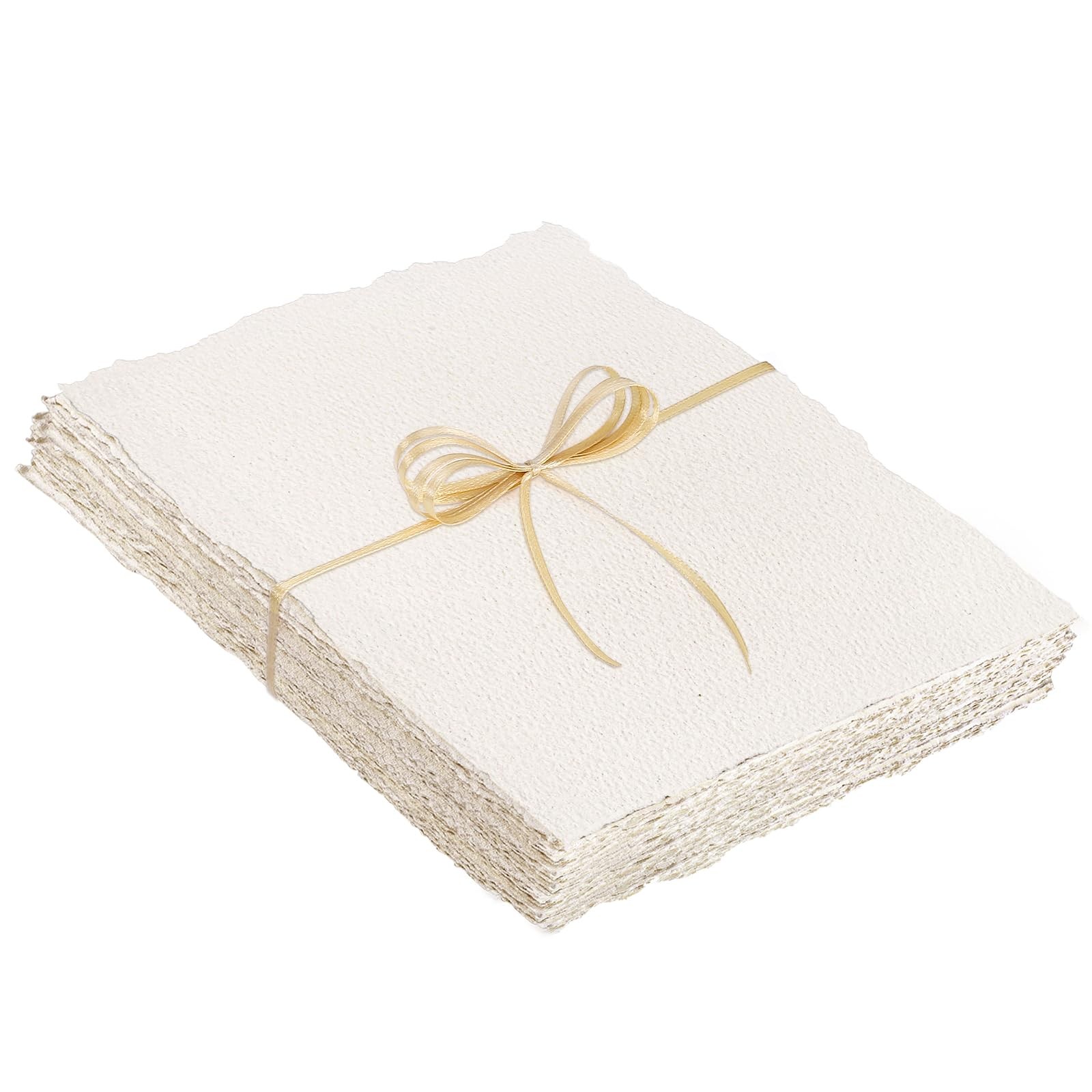 25 Sheets Cotton Watercolor Paper, 300 GSM, 4 x 6 inch, White, Textured, Deck...