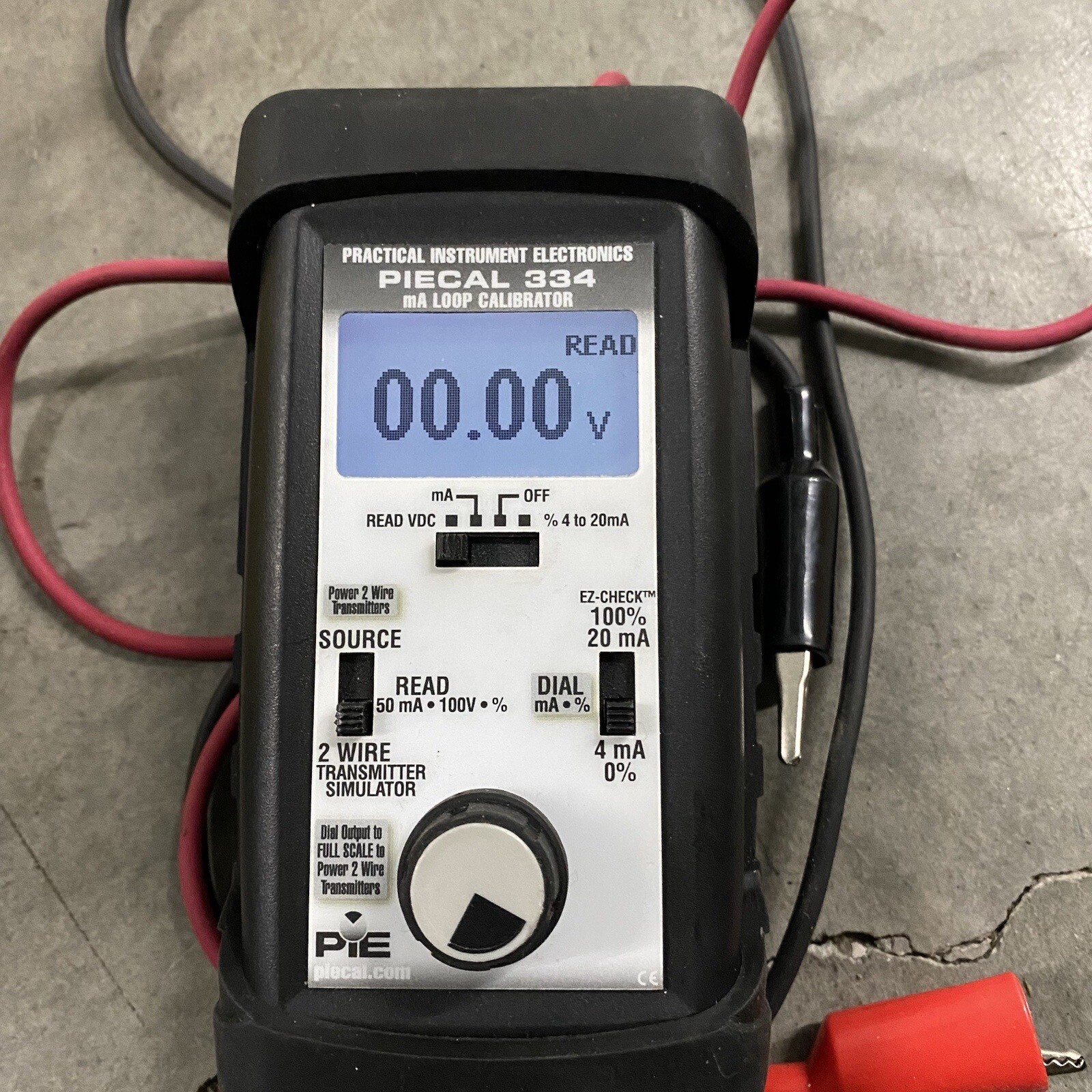 Piecal 334 Milliamp Loop Calibrator