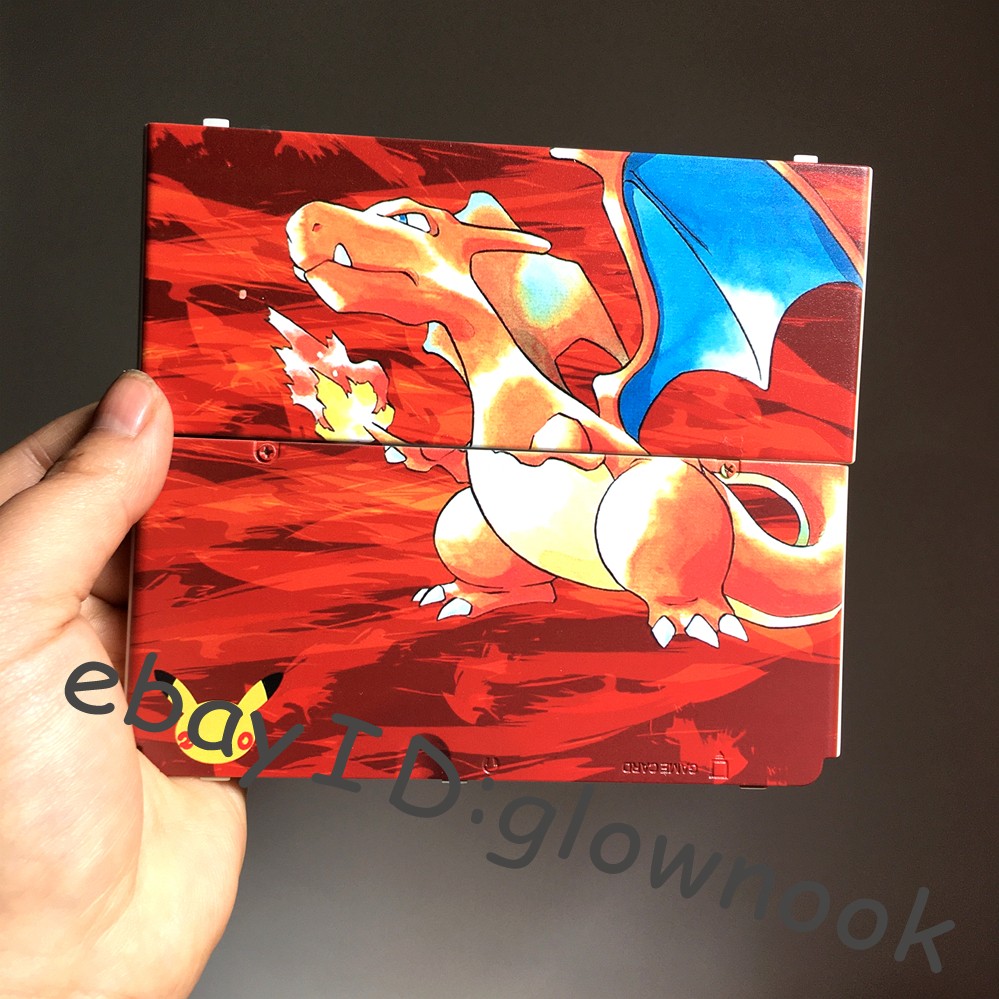 Pokemon Charizard Replacement Faceplate Cover Plates Shell for Nintendo New 3DS