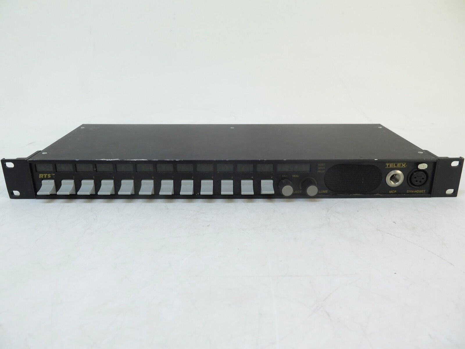 RTS KP12LK-4-BLK Telex 12 Position Key panel Intercom System Rack mountable