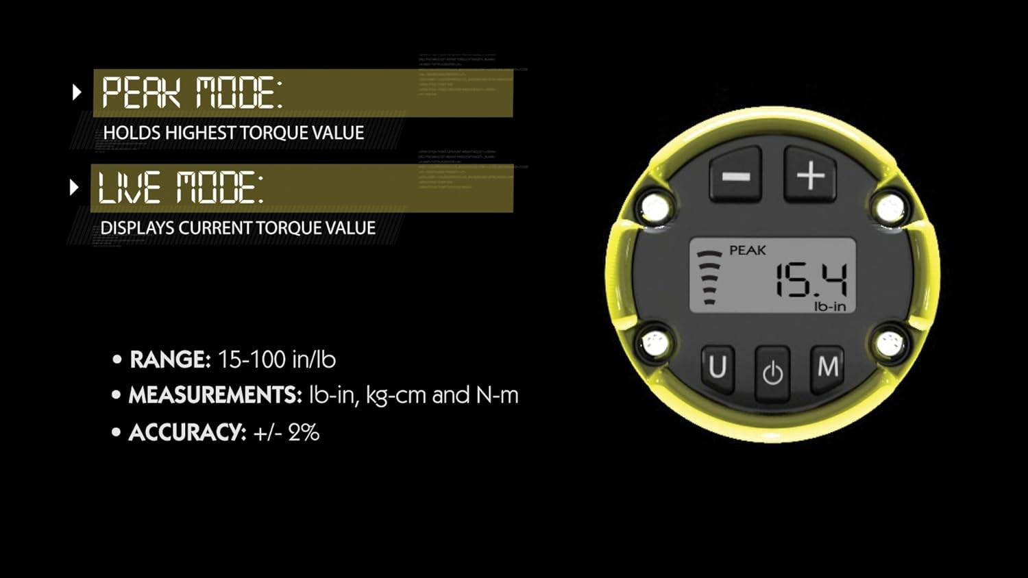 Digital FAT (Firearms Accurizing Torque) Wrench with Interchangeable Bits and