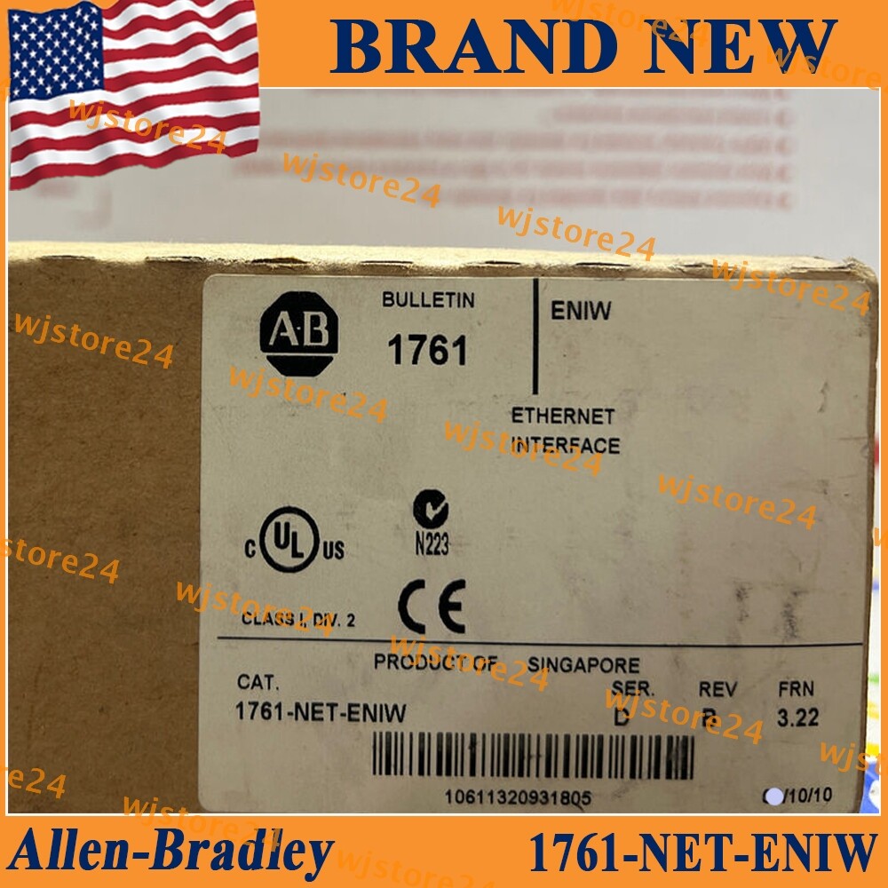 NEW NEW PLC 1761-NET-ENIW AB 1761-NET-ENIW /D EtherNet Interface Module