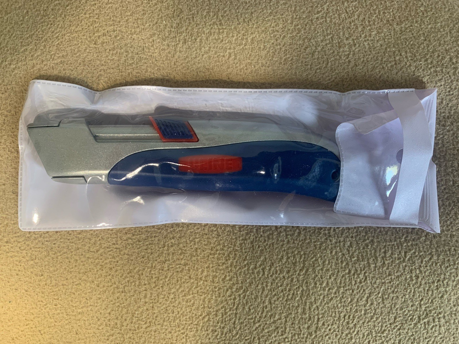 Uline Comfort-Grip Safety Knife , H-2403 , BRAND NEW Heavy Duty Knife!