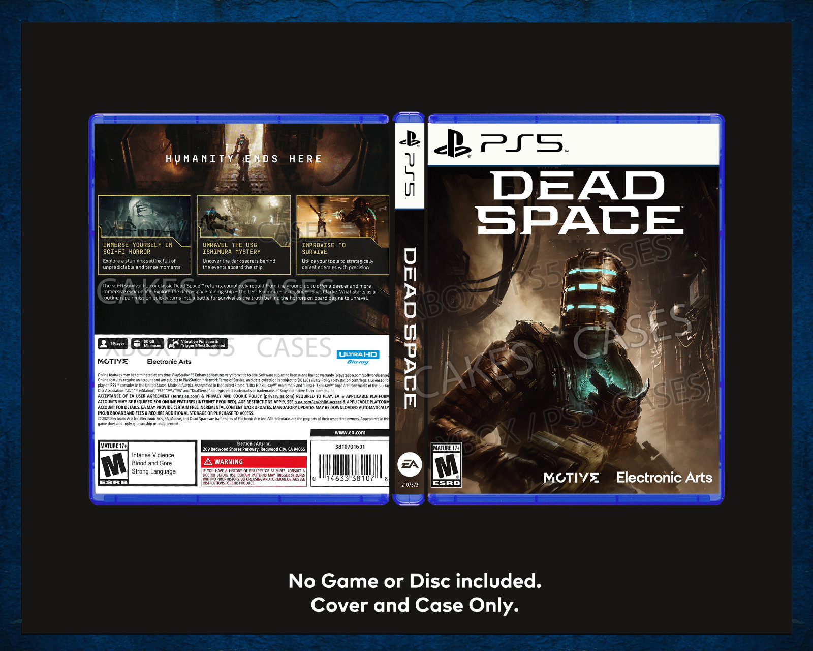 Dead Space Remake - PS5 Empty Game Case (No Game)