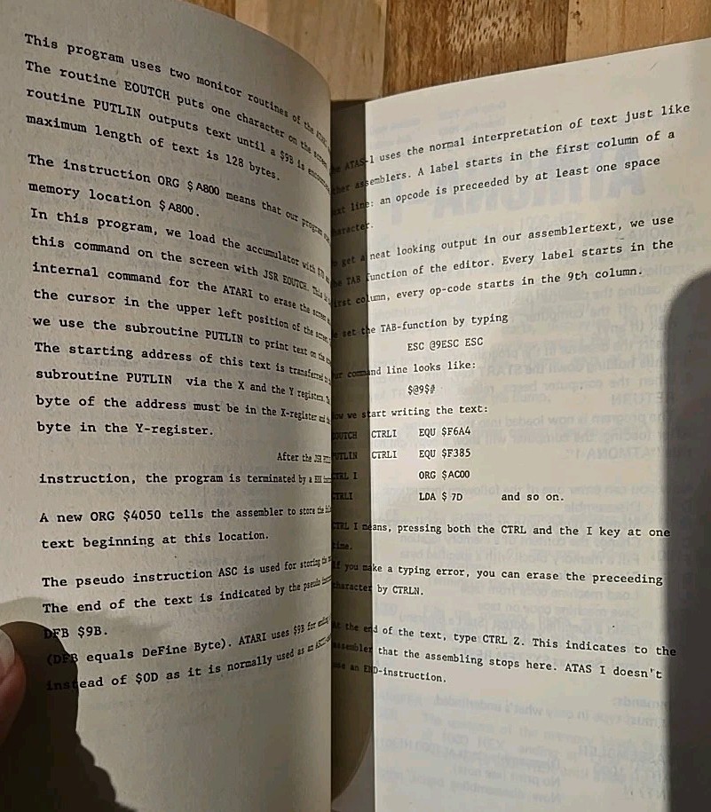 Program Descriptions I For Hofacker Software For Atari Computer First Edition