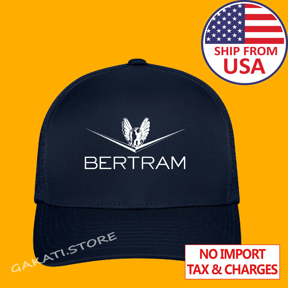 Bertram Boats Navy Hat Baseball Cap Size S/M and L/XL