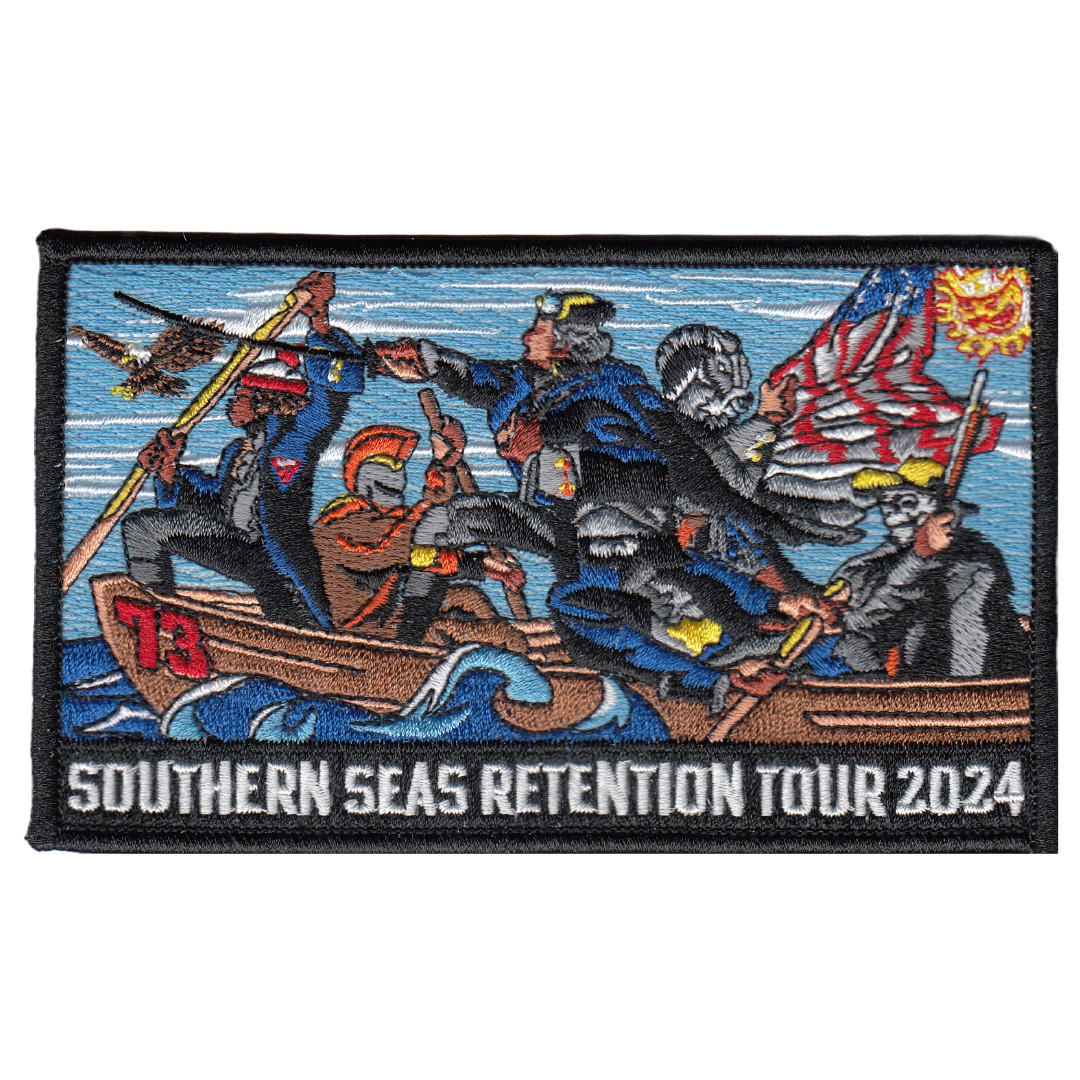 CARRIER AIR WING 7 SOUTHERN SEAS RETENTION TOUR 2024 PATCH