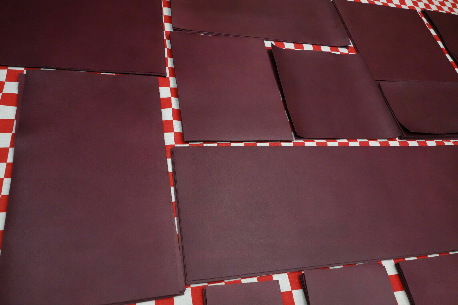 Horween Light Plum Essex #31 Cuts for Leather Crafts, DIY, Projects, Many Sizes.