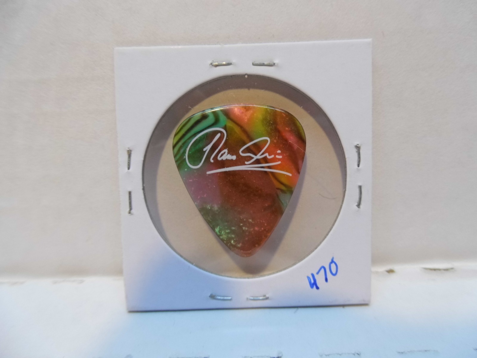 SCORPIONS "KLAUS MEINE" FINAL STRING 2012 GUITAR PICK~READ DESCRIPTION #33~15