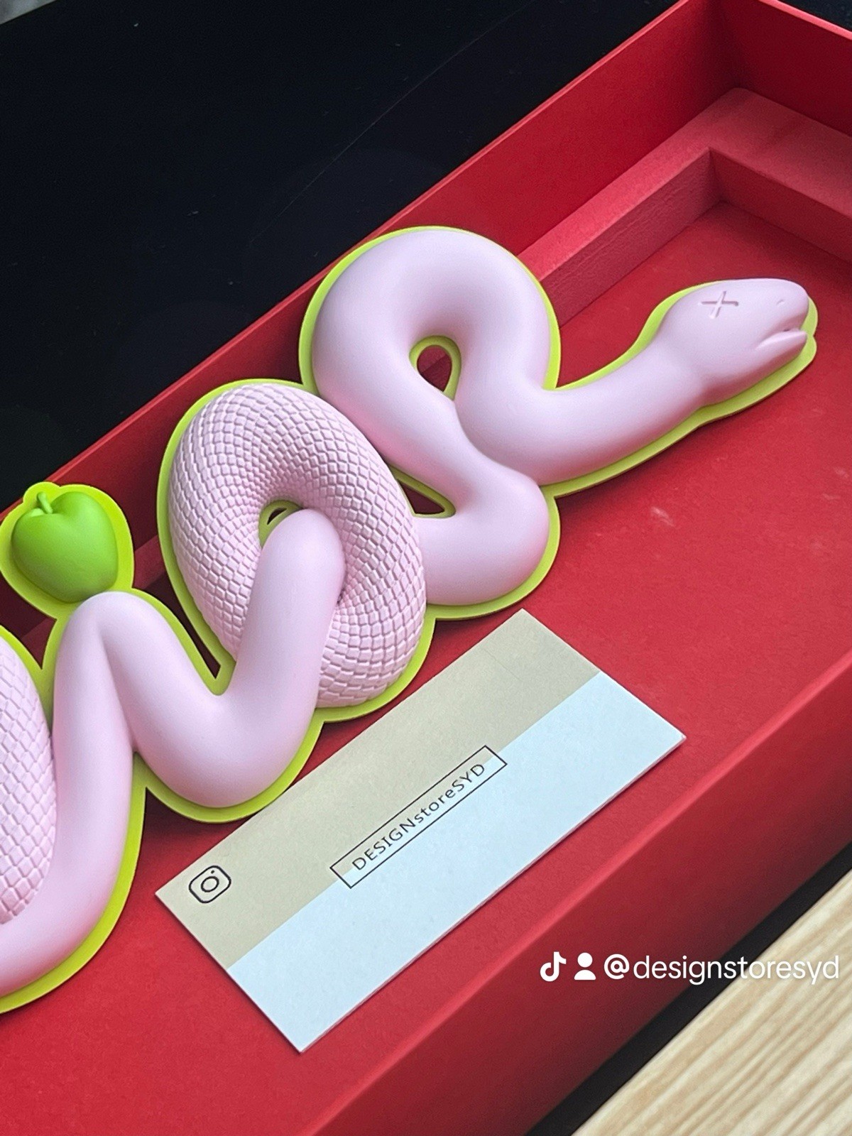 DIOR x Kaws 2025 CNY red snake package box set