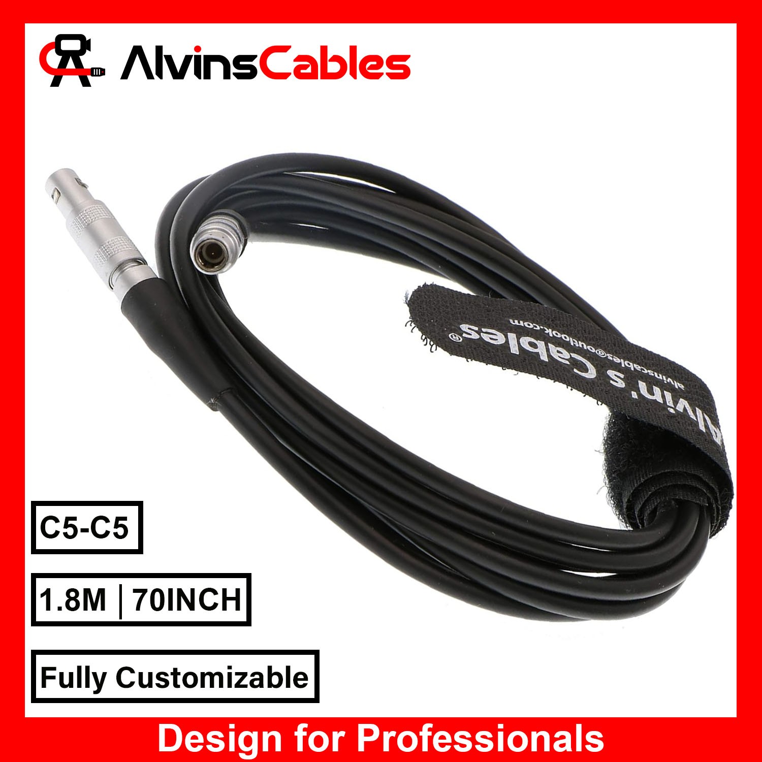 C5-C5 Cable Equality FFA 00 to 00 Cable for Ultrasonic Equipment Flaw Detector