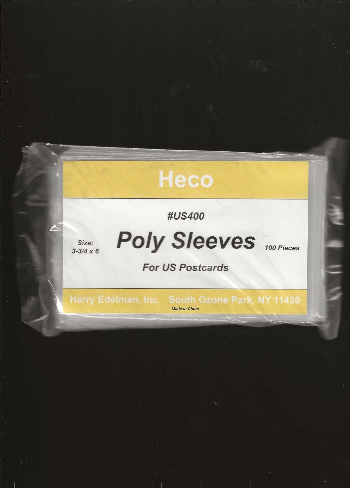 Poly First Day Cover Sleeves - 100ct - #400