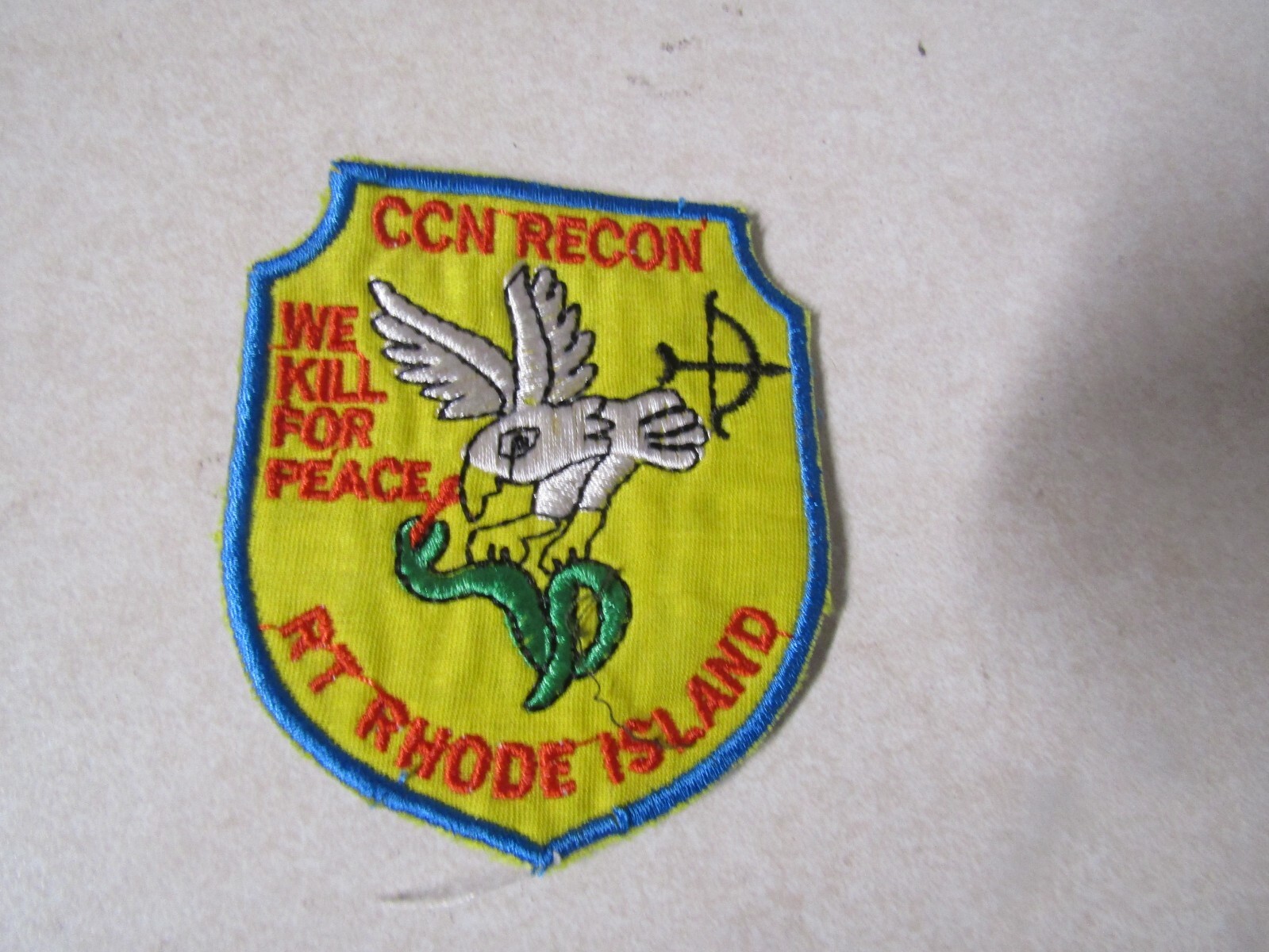 MILITARY PATCH OLD VIETNAM ERA SPECIAL FORCES RECON TEAM CCN RT RHODE ISLAND