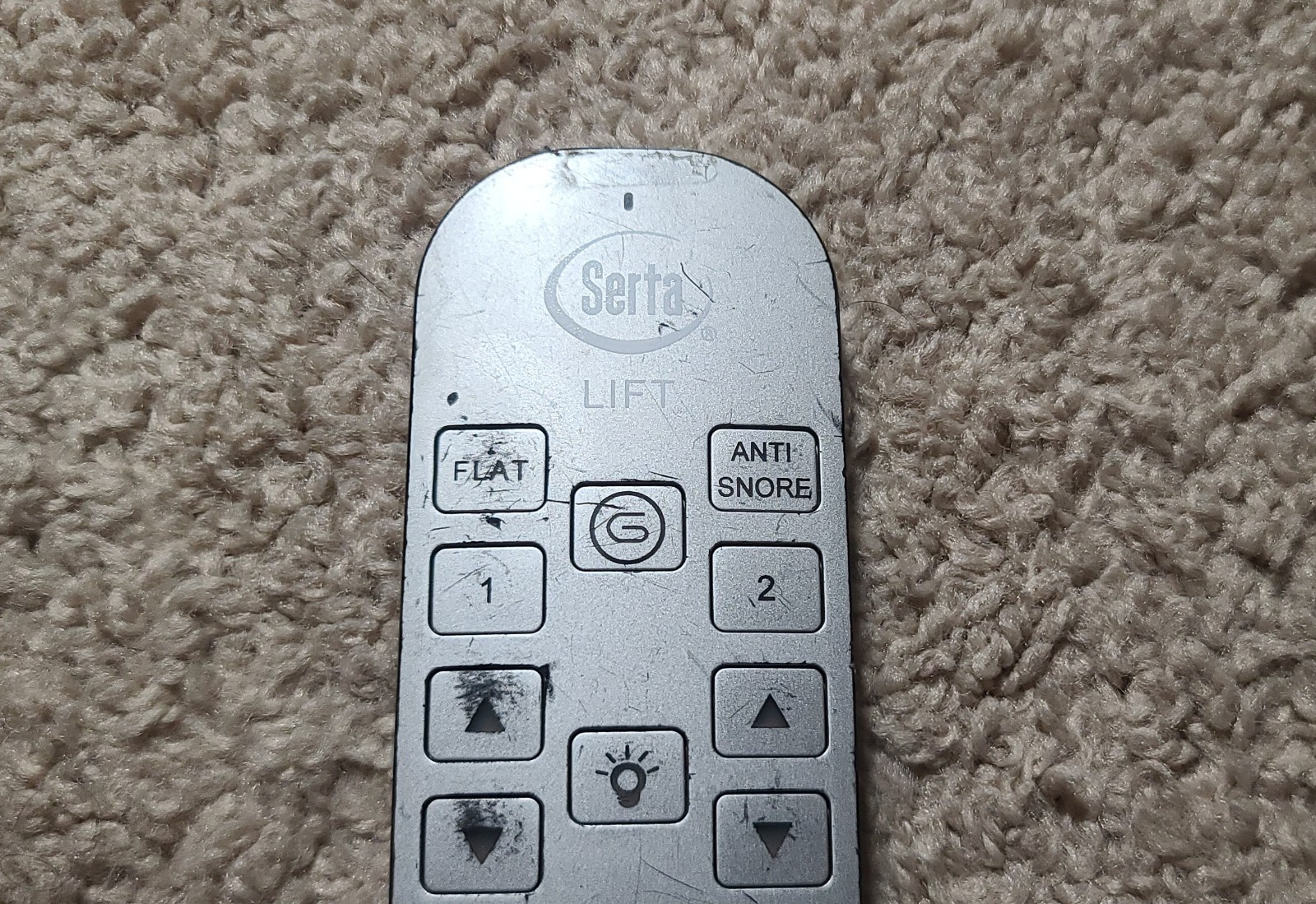 Serta - Adjustable Bed Remote - RC-WM-E02 - TESTED - Parts Or Repair - READ!