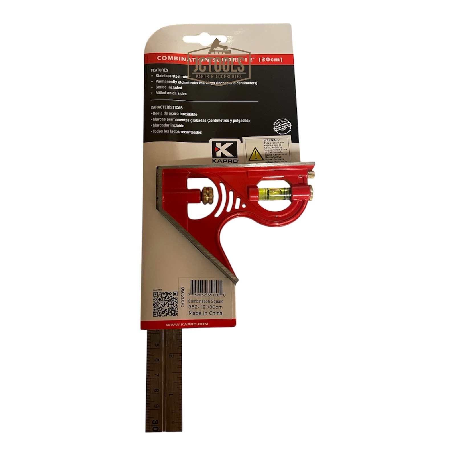 Kapro 12” 352 Locking Combination Square