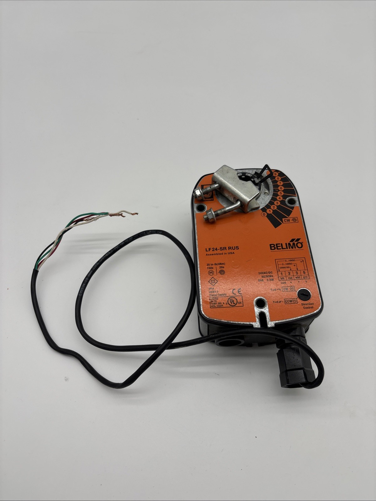 Belimo LF24-SR US Spring Return HVAC Damper Actuator 24V Corded MPN
