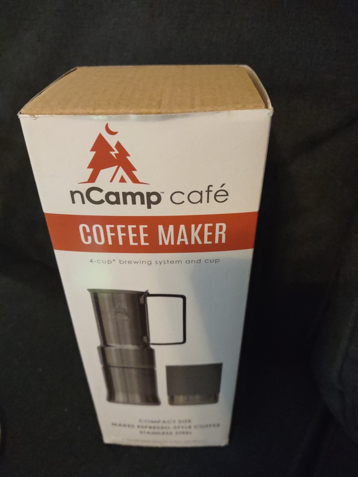 Ncamp Portable Espresso-Style Café Coffee Maker Stainless Steel Camping Backpack