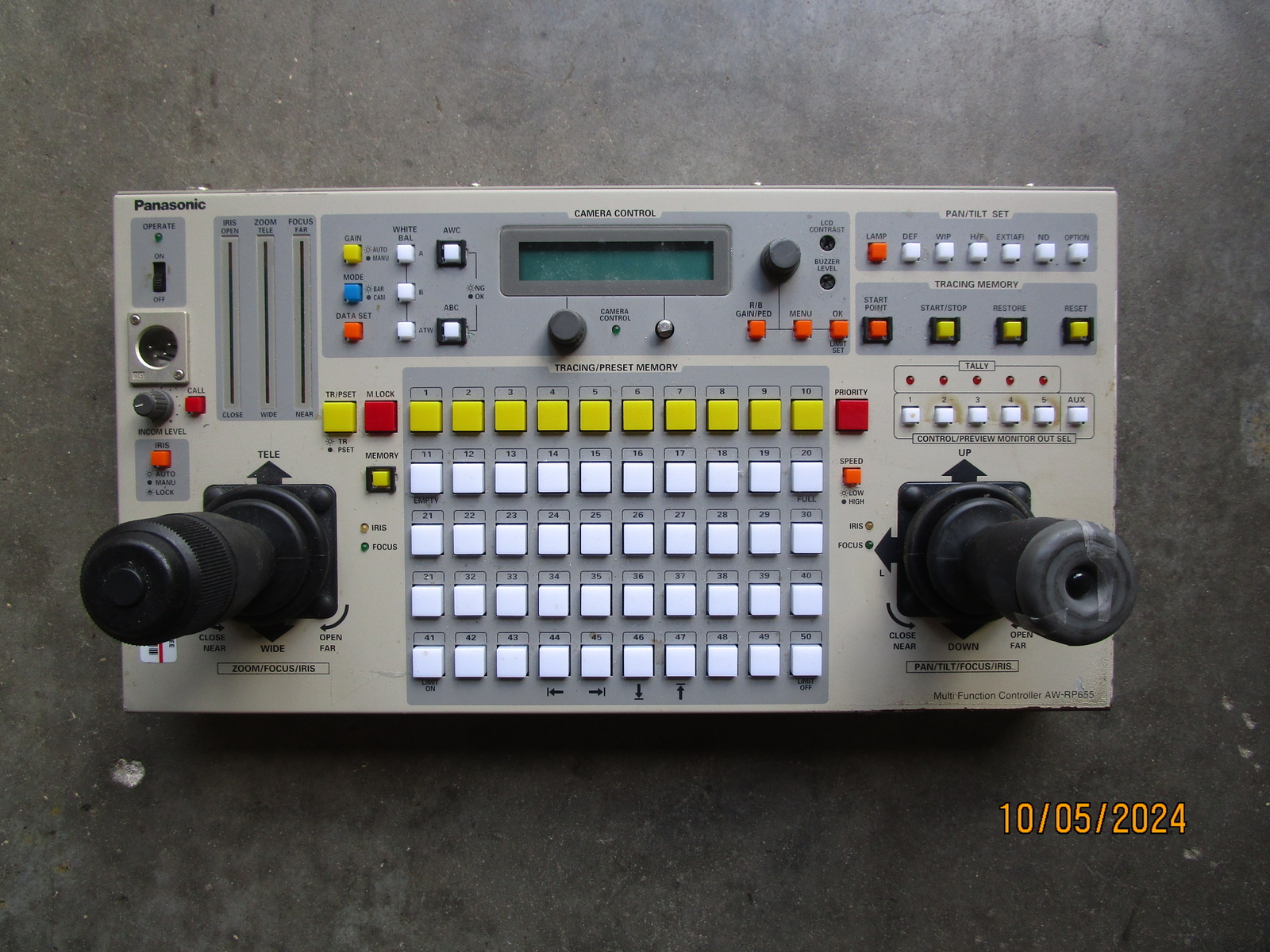 Panasonic AW-RP655 Camera Control Untested