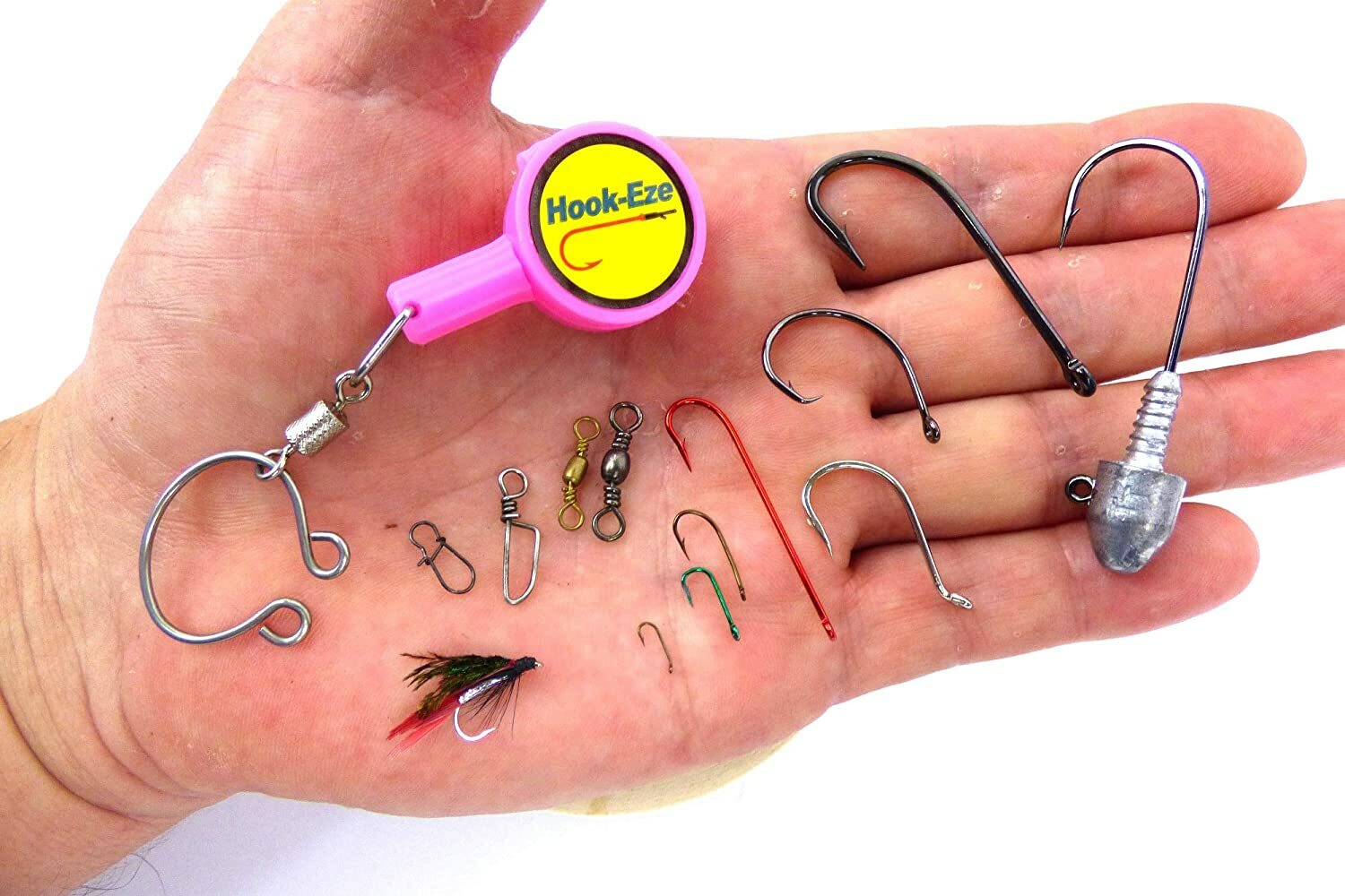 Hook Eze Quick Knot Tool For Fast Hook Tying & Smart Hook Cover
