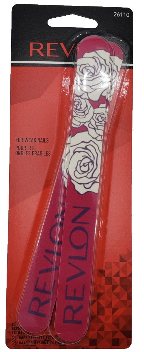 NEW Revlon Expert Shapers Nail File for WEAK NAILS Nails EXTRA GENTLE 26110