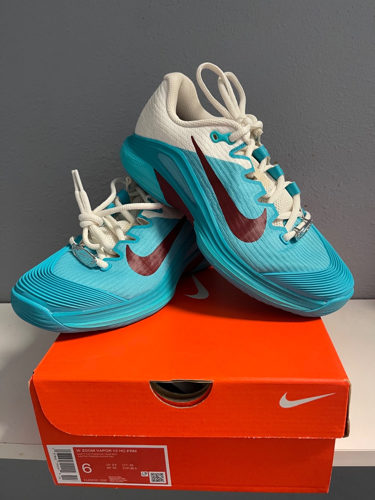 Nike Women's Zoom Vapor 12 Hardcourt Tennis Shoes Style HJ6650 300