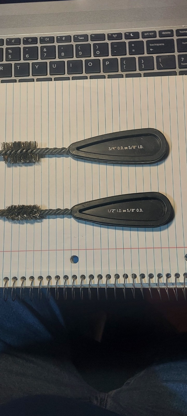 Schaefer tubing brushes for copper pipe. Lot Of 2