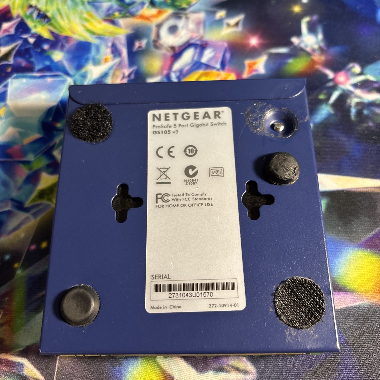 NetGear ProSafe GS105 v4 5-Port Gigabit Ethernet Switch