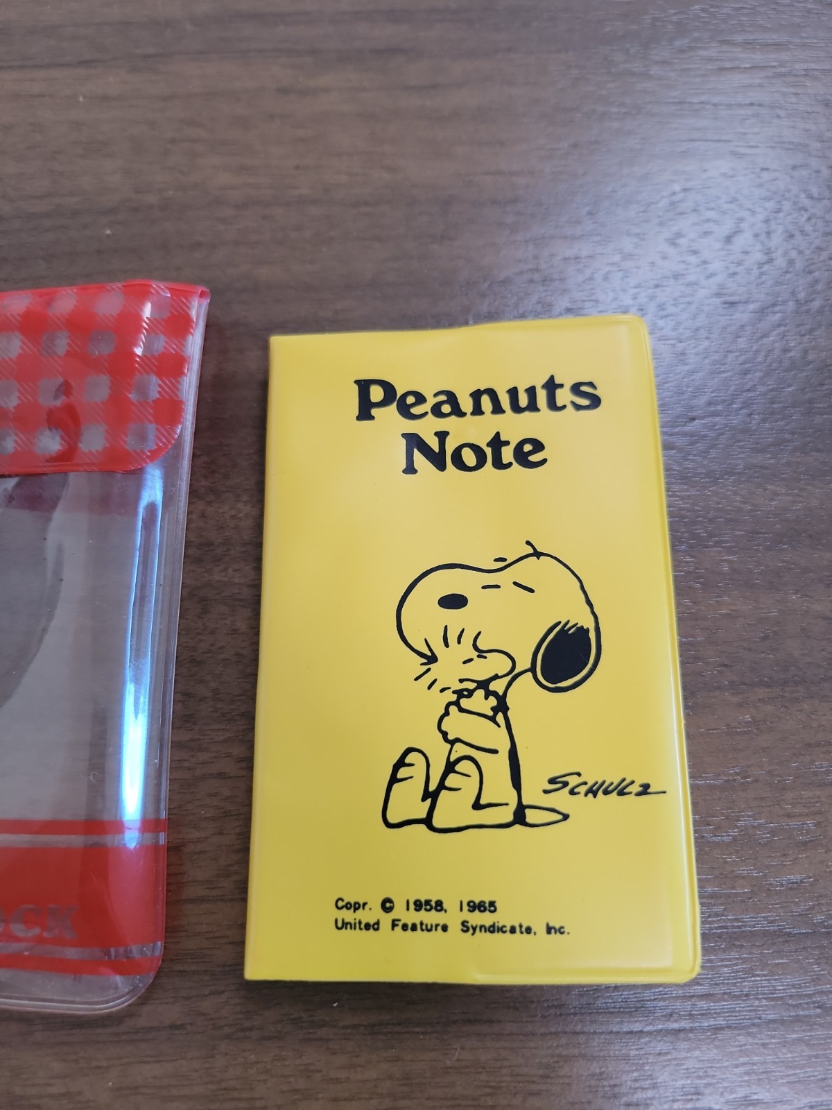 Rare Peanuts Note Book 1958 1965 United Feature Syndicate Schulz