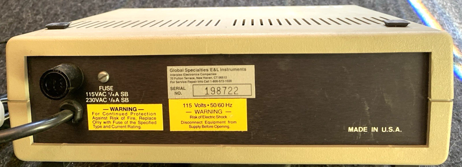 Global Specialties 2001 Function Generator $87 + FREE SHIPPING