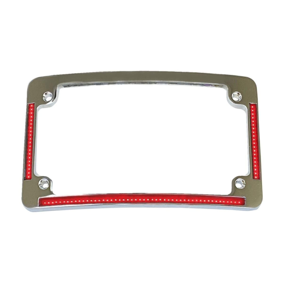 Custom Dynamics Radius License Frame w/Auxiliary LEDs & Tag Illumination-TF08-C