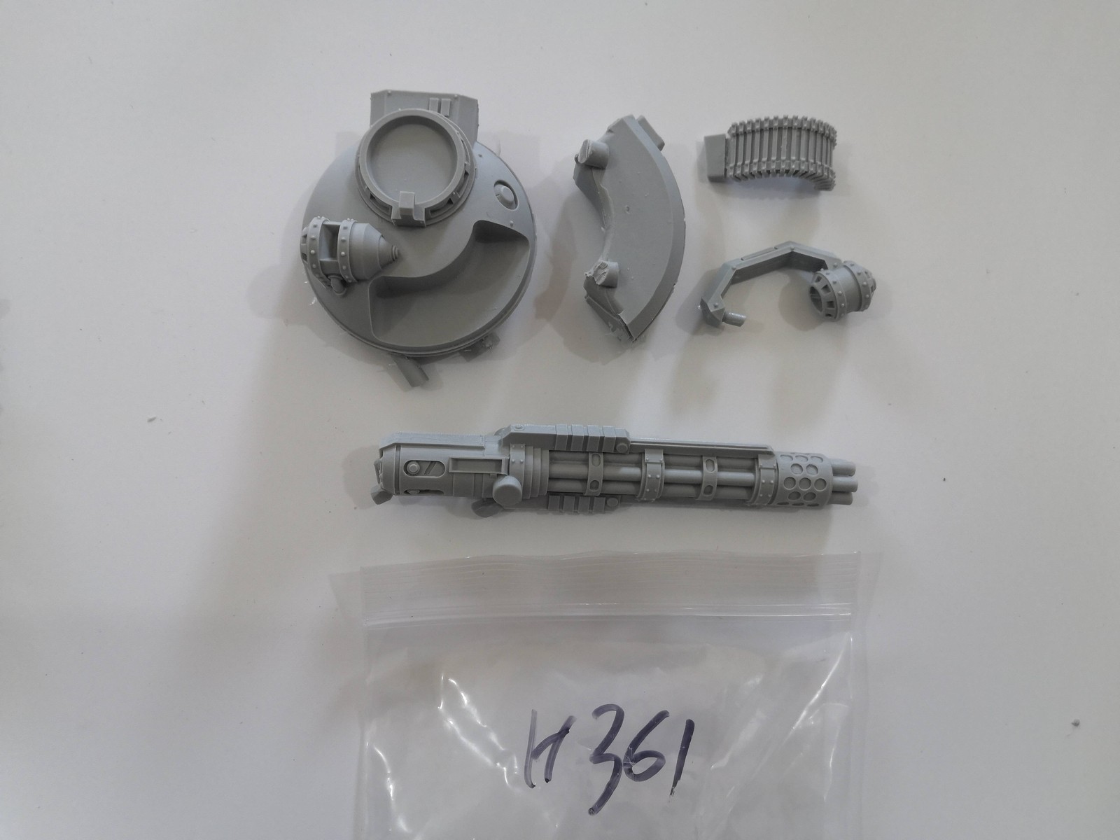 Unpainted Legion Sicaran Punisher Turret Upgrade Parts