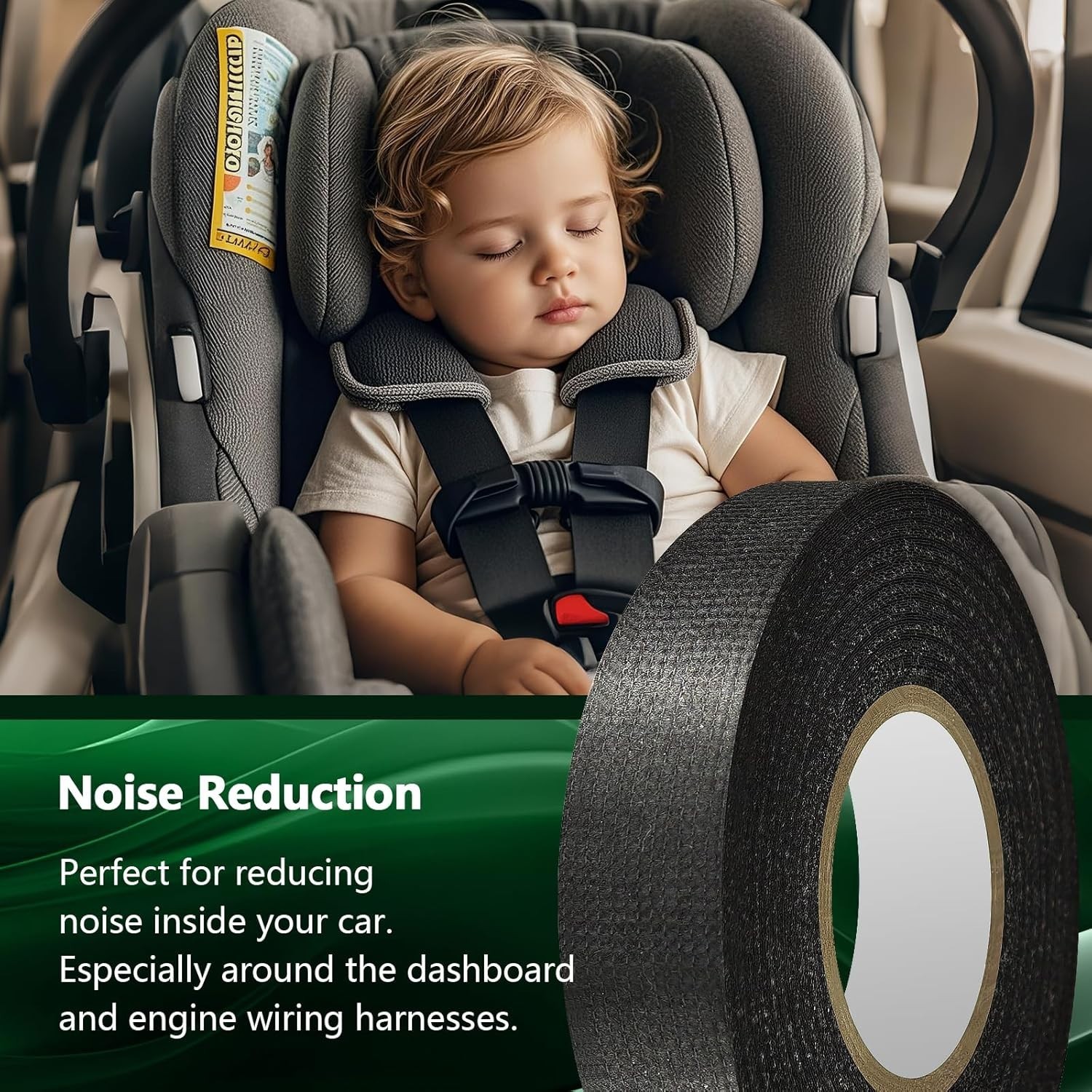 Protect Engine Wiring - 2 Rolls 100ft High Temp Wire Harness Tape