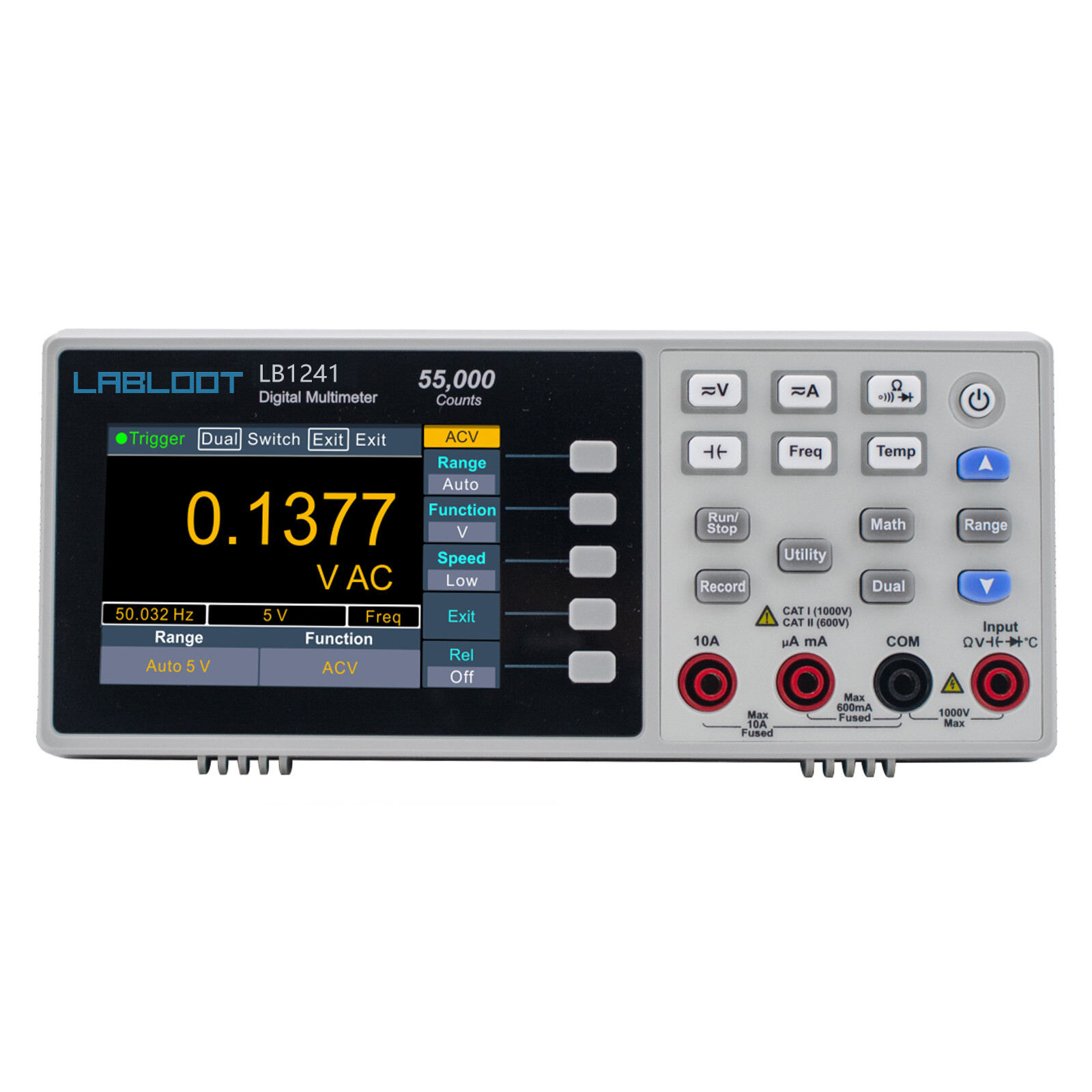 Labloot 4 1/2 Digits LB1241 Bench-type Digital Multimeter 55000 Counts True RMS