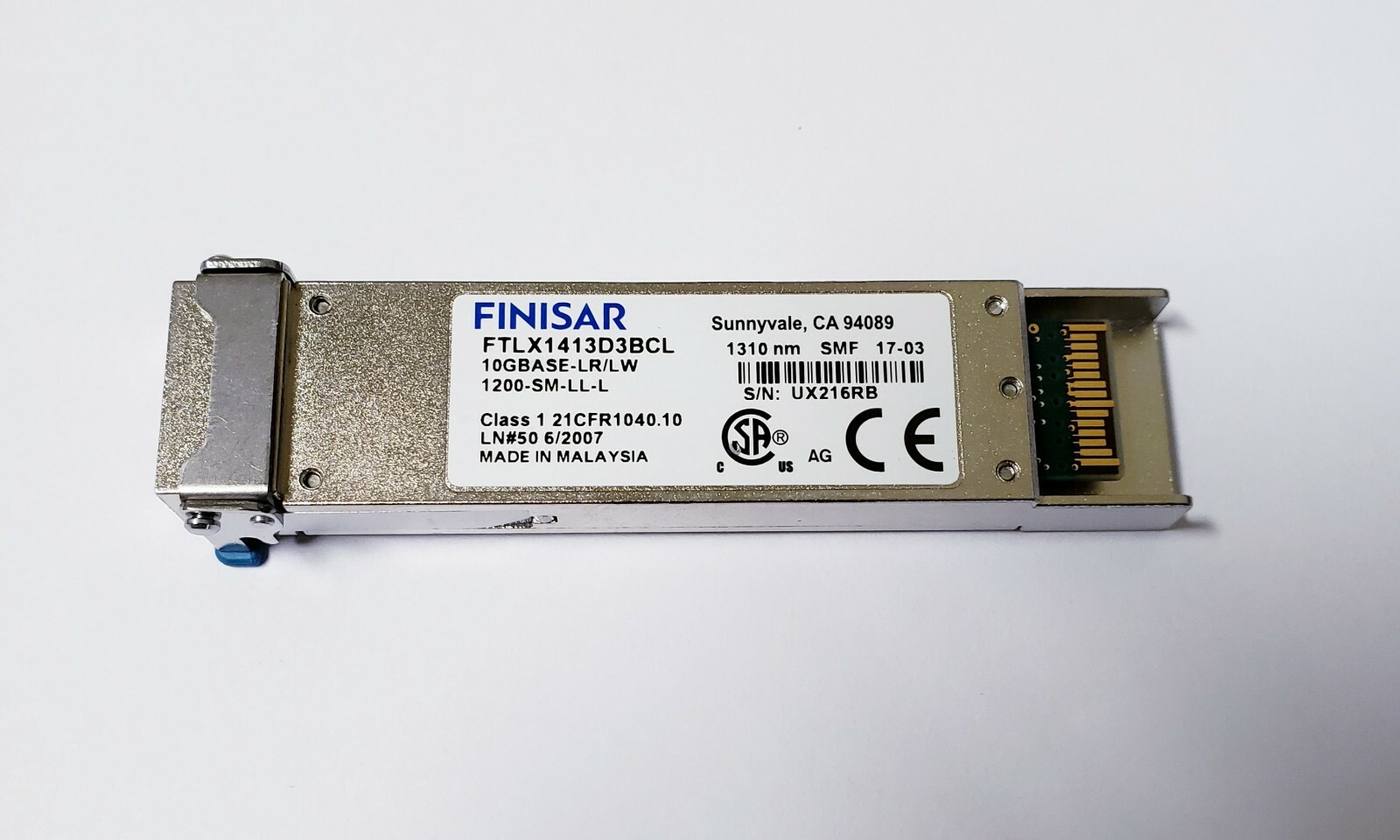 Finisar FTLX1413D3BCL 10GBASE-LR/LW XP Optical Transceiver