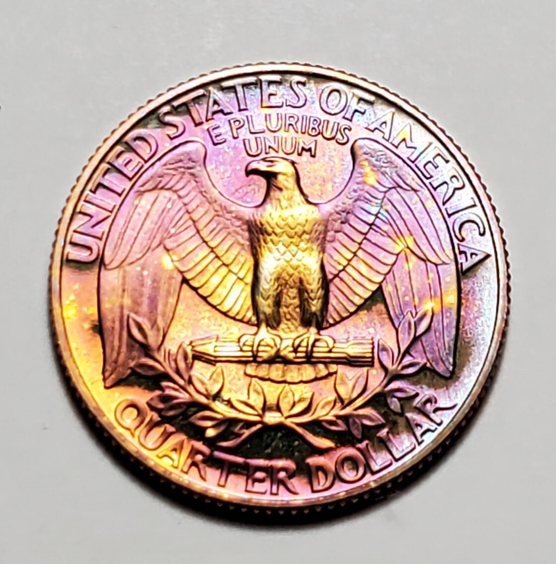 TONED 1992 S WASHINGTON QUARTER CLAD PROOF UNC #C1590