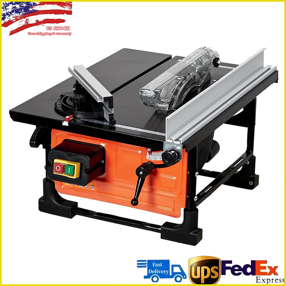 Portable Compact Table Saw 8 inch 6.7Amp 3576RPM DIY Projects Woodworking Shop