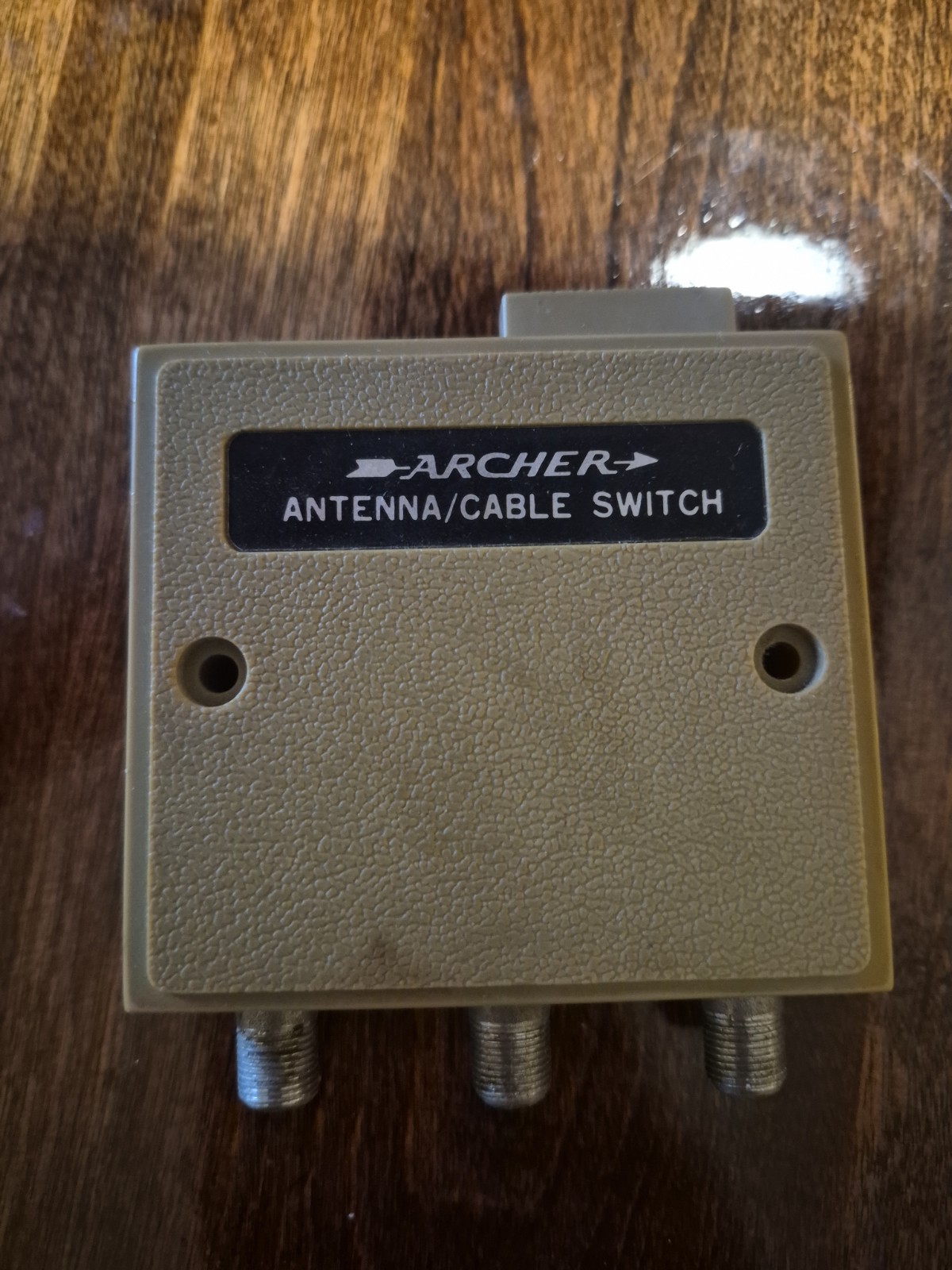 Vintage 1970s Archer Antenna / Cable Switch A/B Coaxial