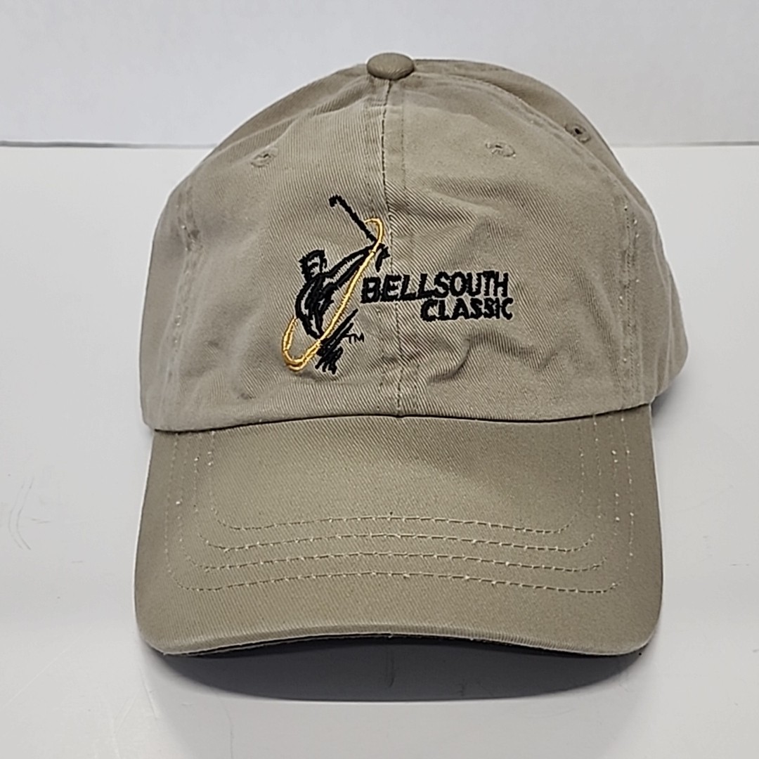 NEW Vintage Bellsouth Classic Golf Tournament Bell South Cap Beige