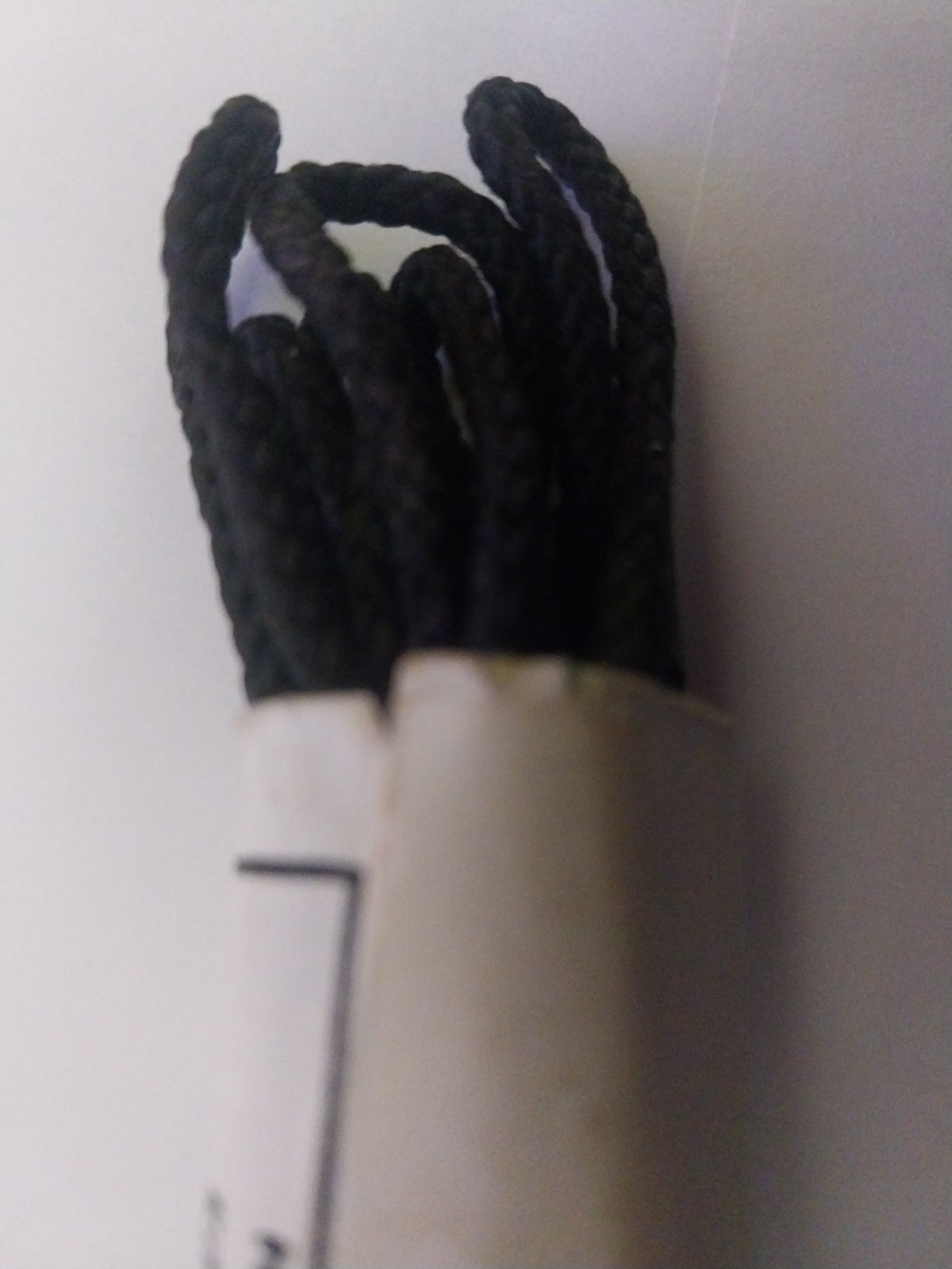 1 pr - 72" Black Nylon Paratroop Boot Laces