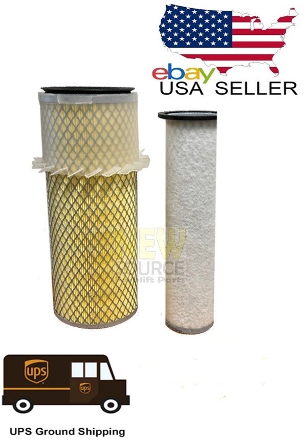 32/202602  + 32/202601 JCB AIR CLEANER KIT- OUTER + INNER FILTER FA091