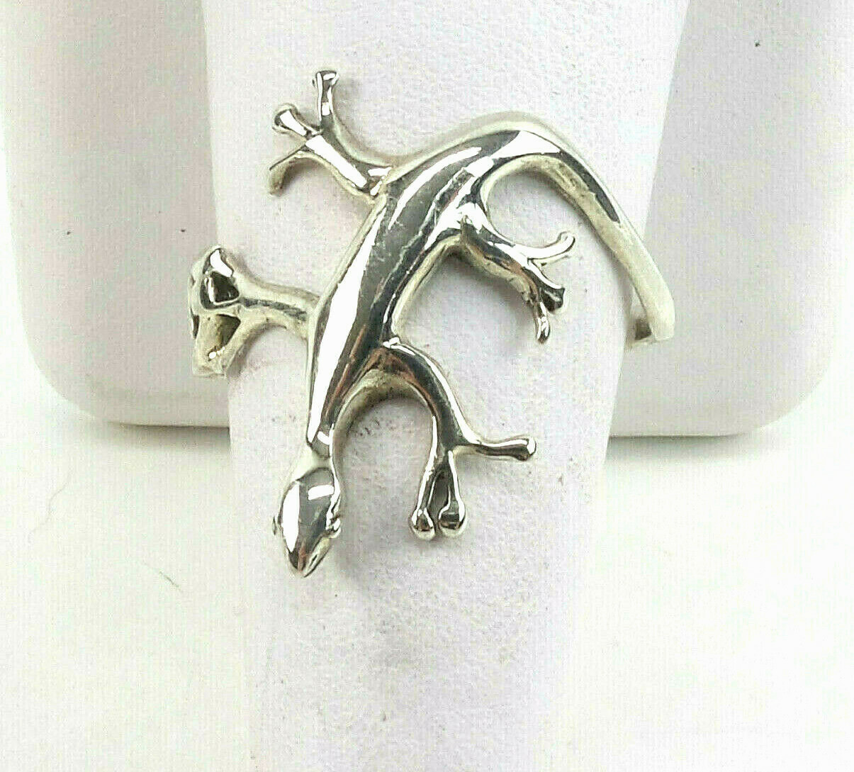 925 Sterling Silver Ring Lizard Finger Wrap Ring Sizes 5 -12