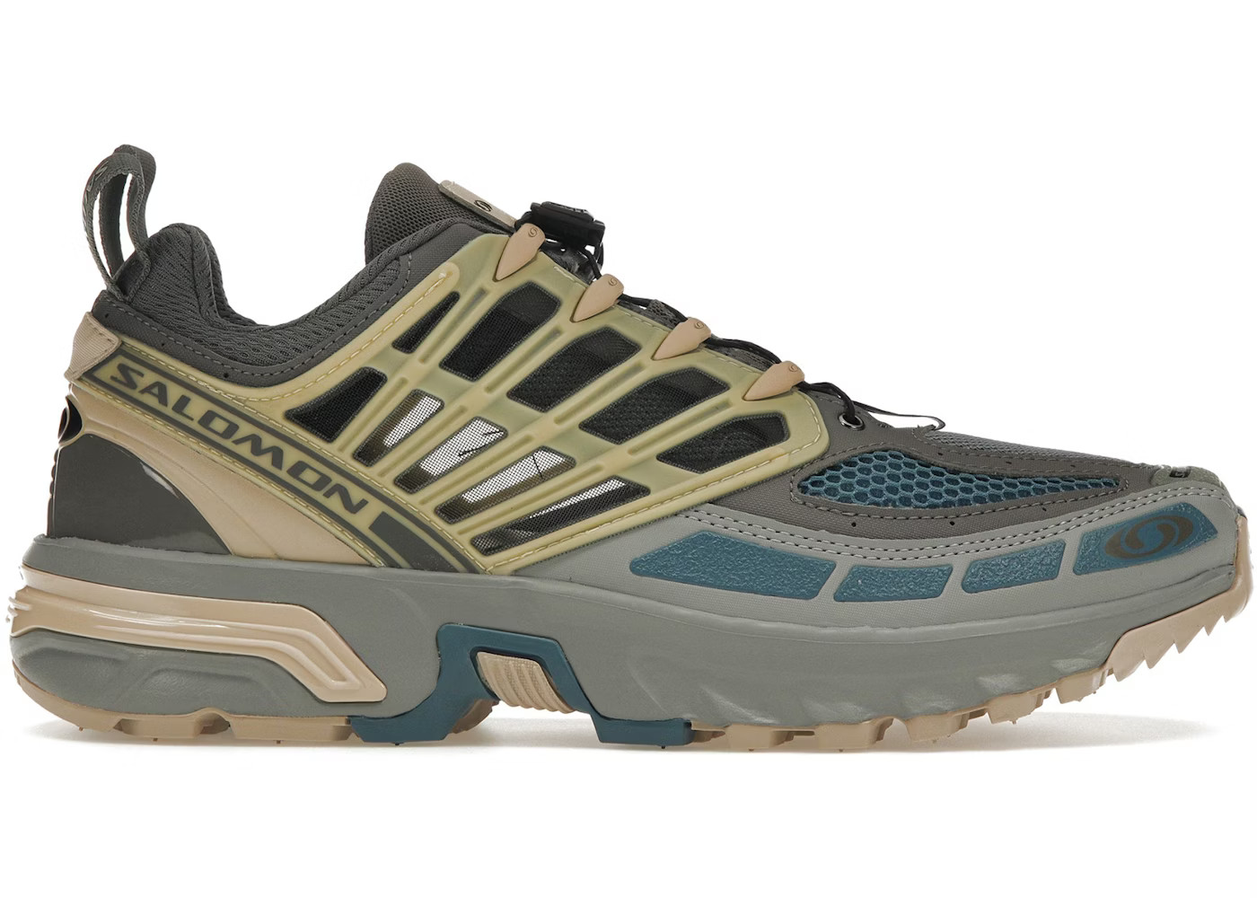 Salomon ACS Pro Pewter Monument Aegean Shoes EUR 46 Mens US 11.5