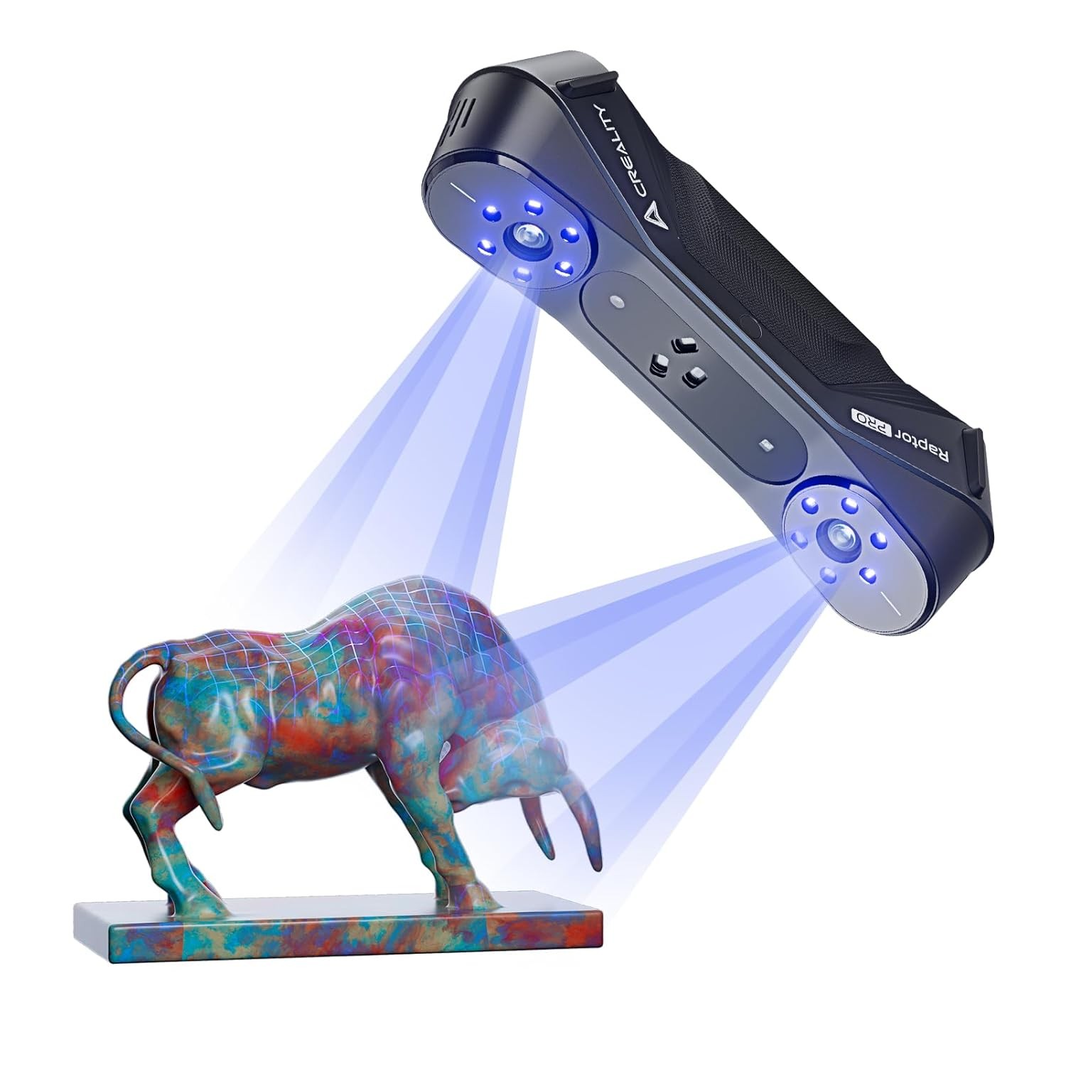 Creality Raptor Pro 3D Scanner 22+7 Blue Laser Lines 0.02mm Accuracy